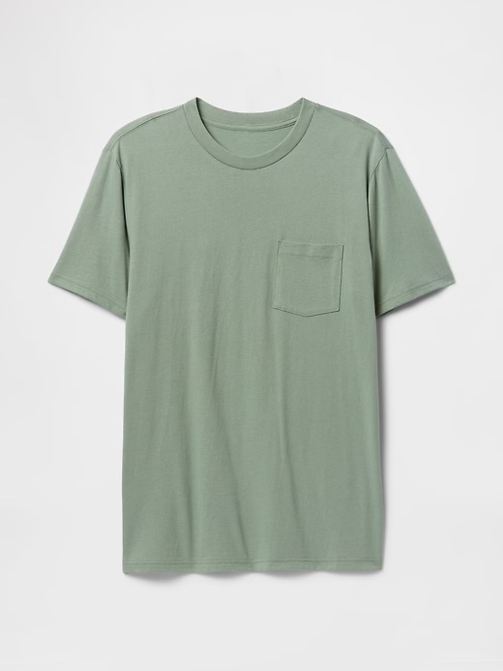 GAP Men’s Standard Fit Organic Cotton Pocket Tee - Sage Green
